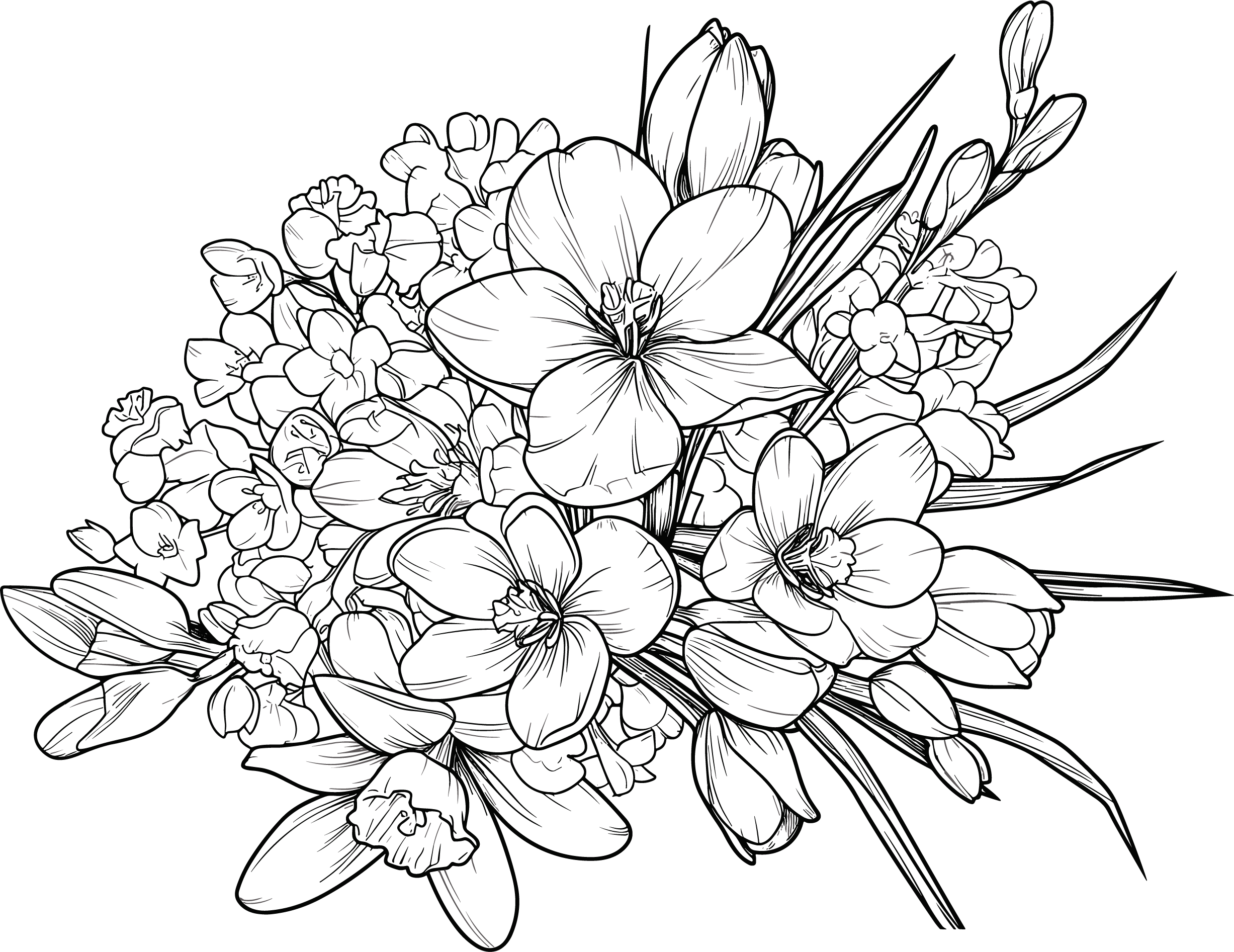Floral Sketch Illustration