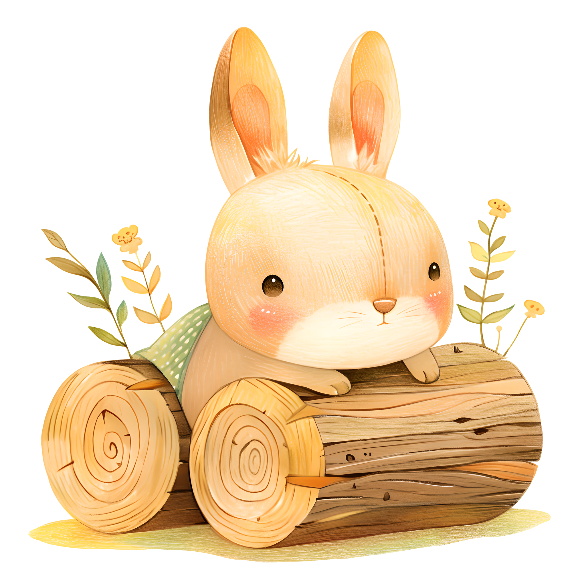 Cartoon Bunny Children's Illustration