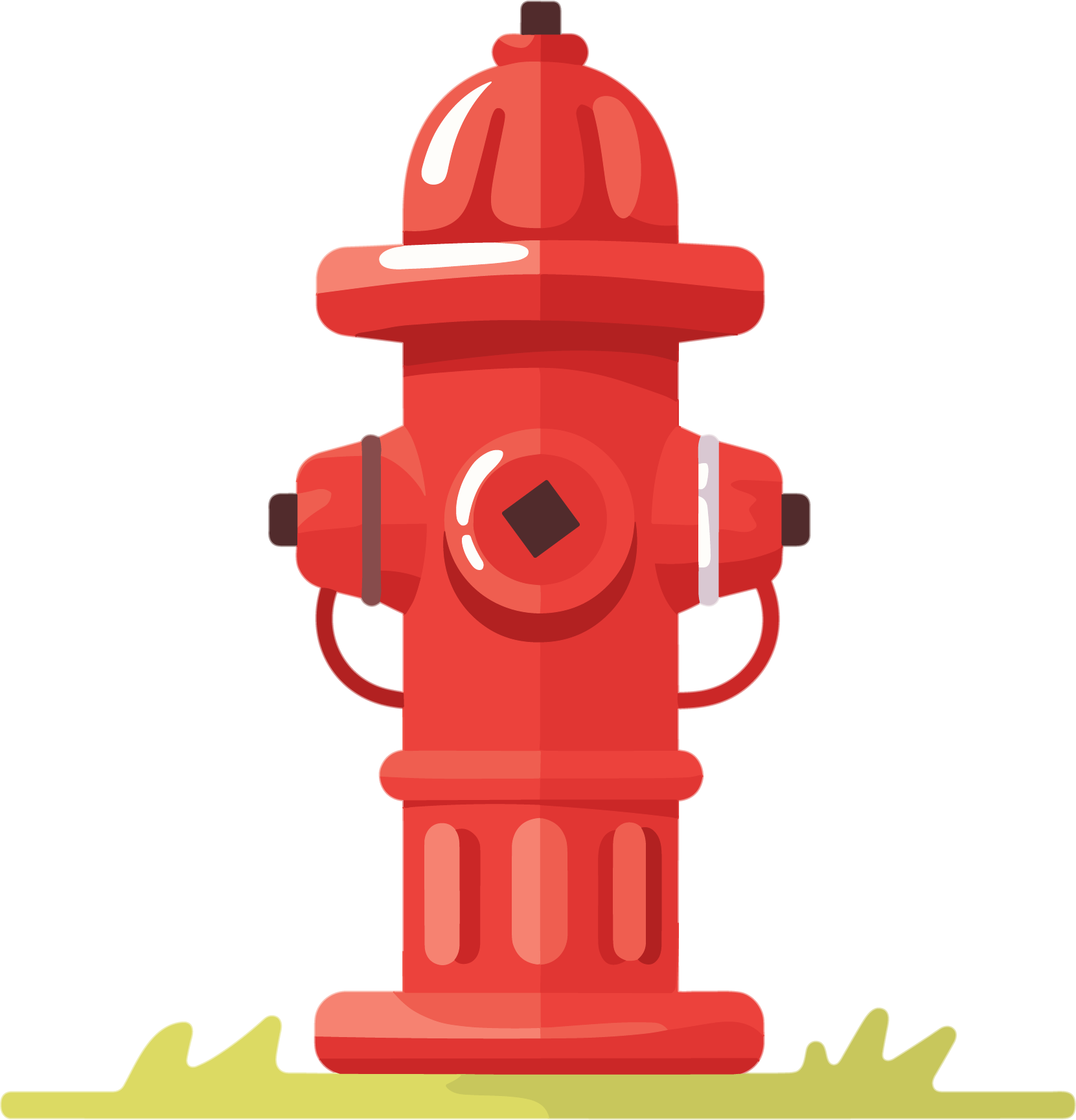 Fire hydrant icon material