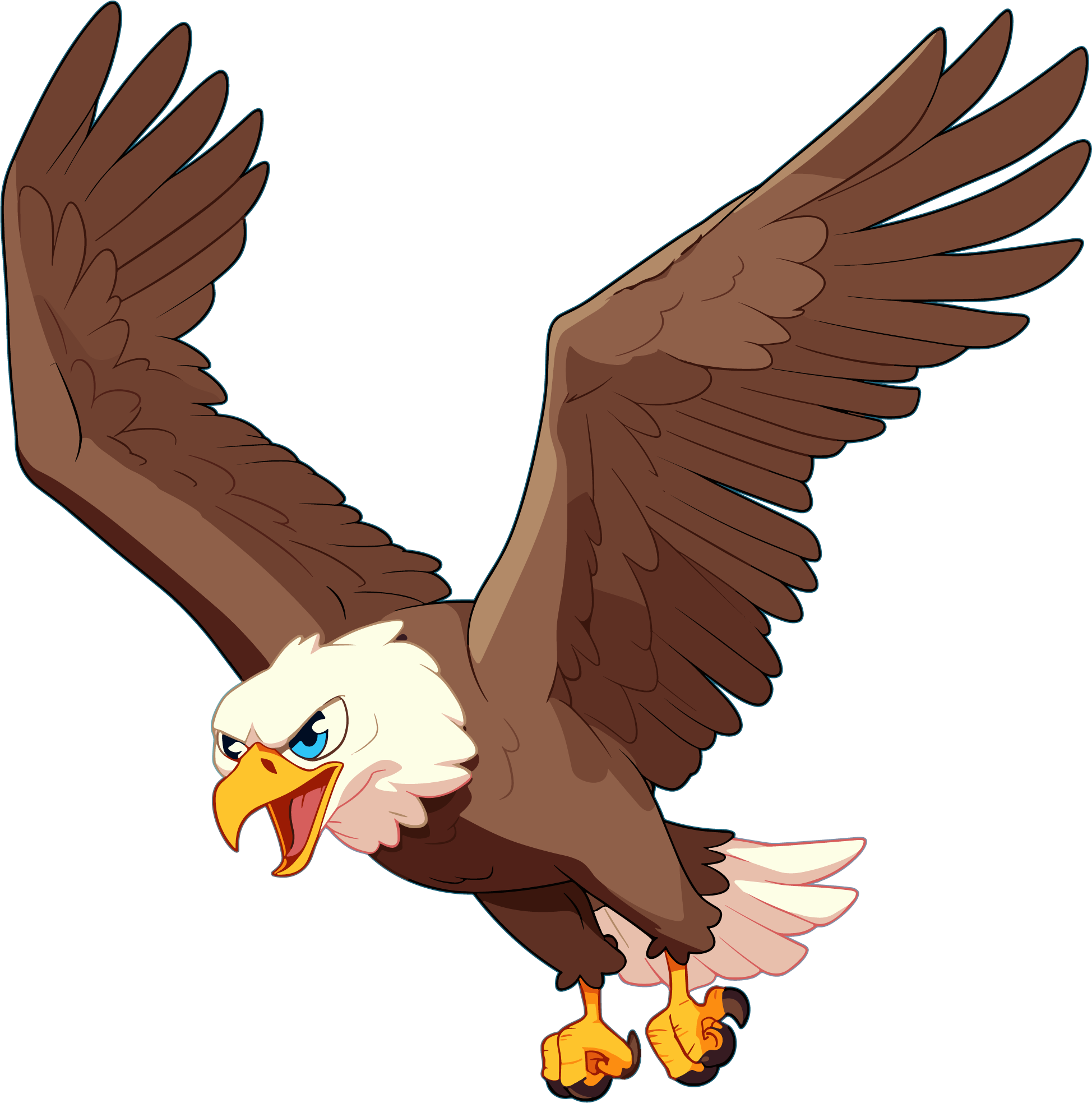 Eagle Fun Illustration
