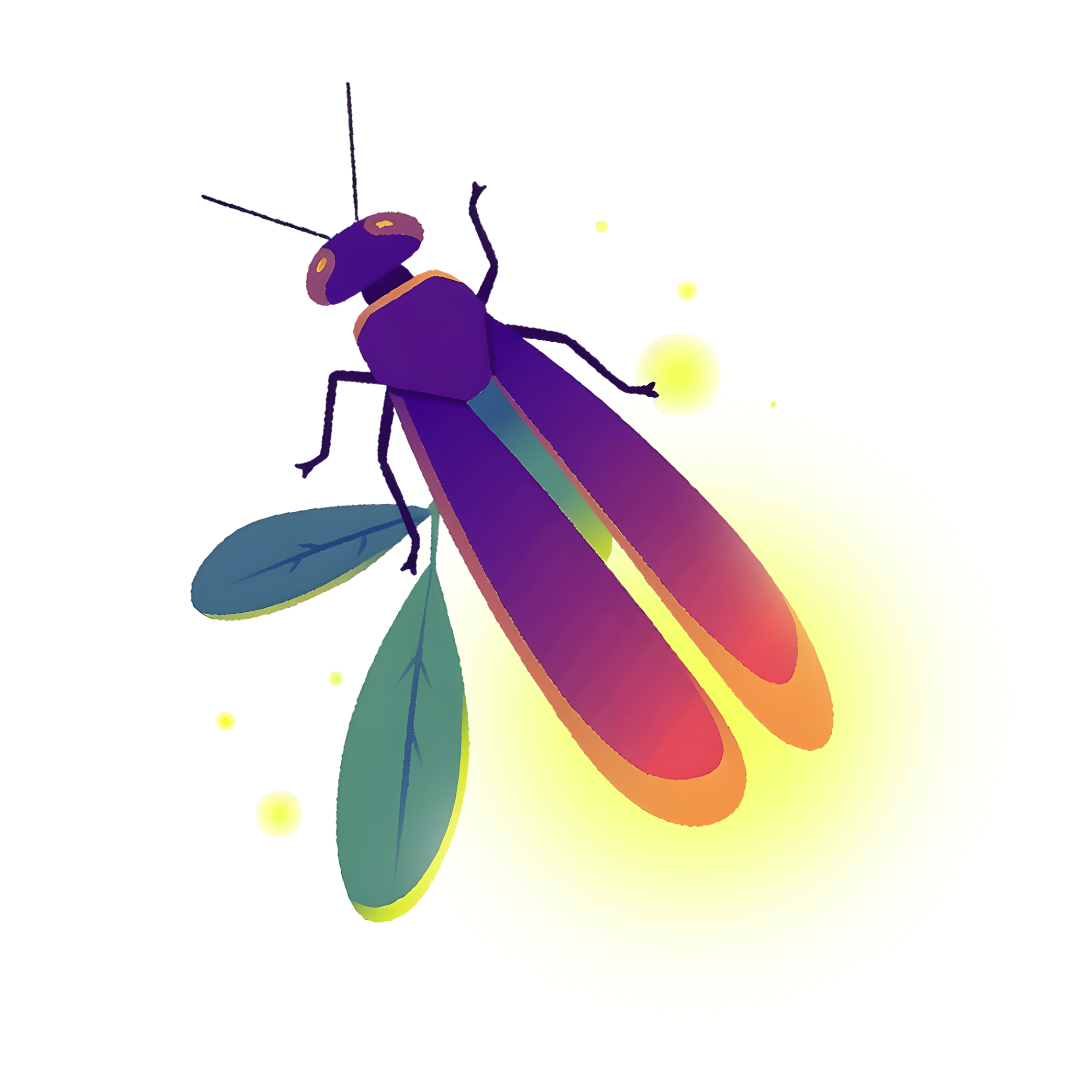 Firefly vector illustration