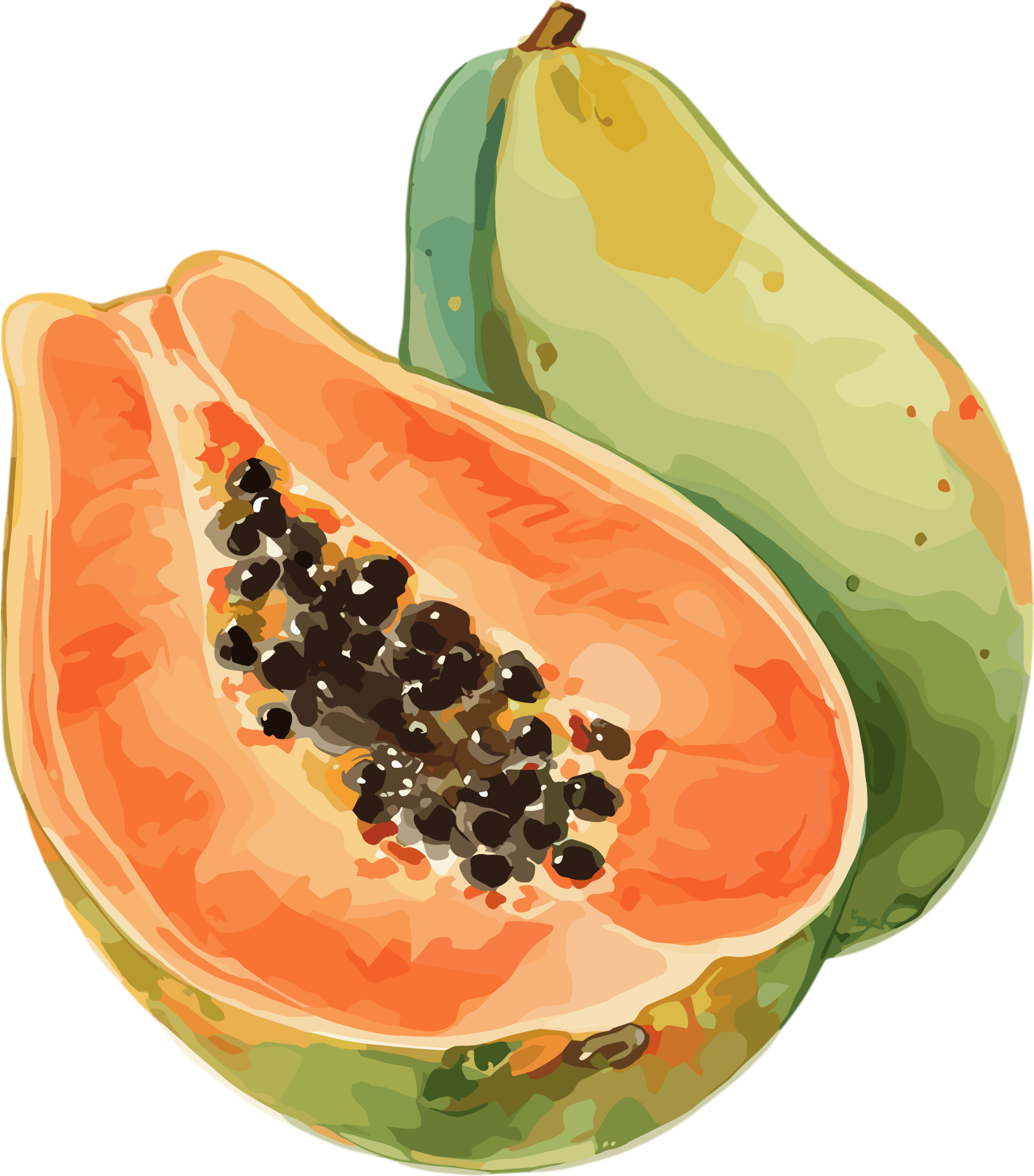 Papaya HD graphic material