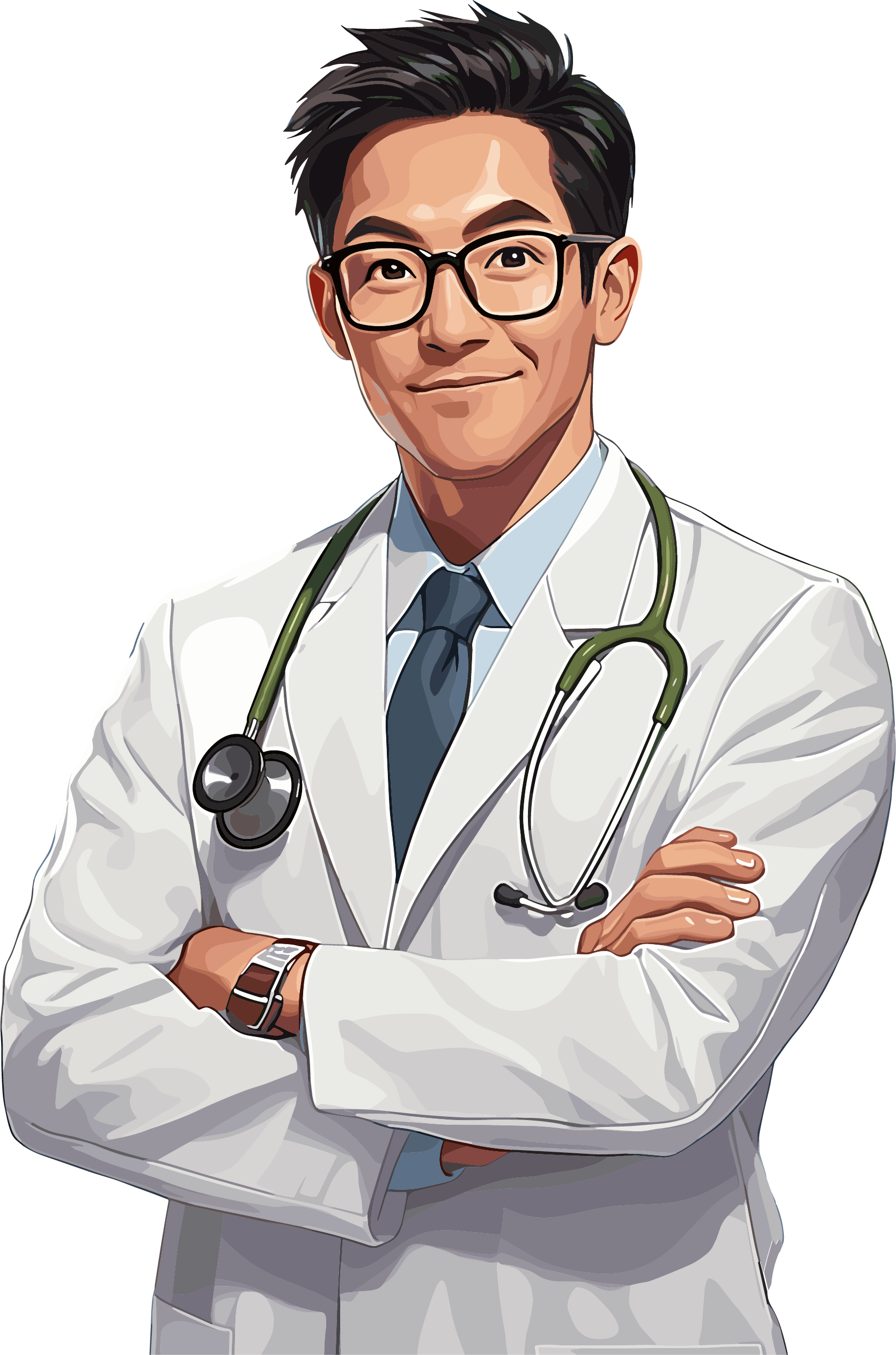 Medical Expert Commercial Illustration