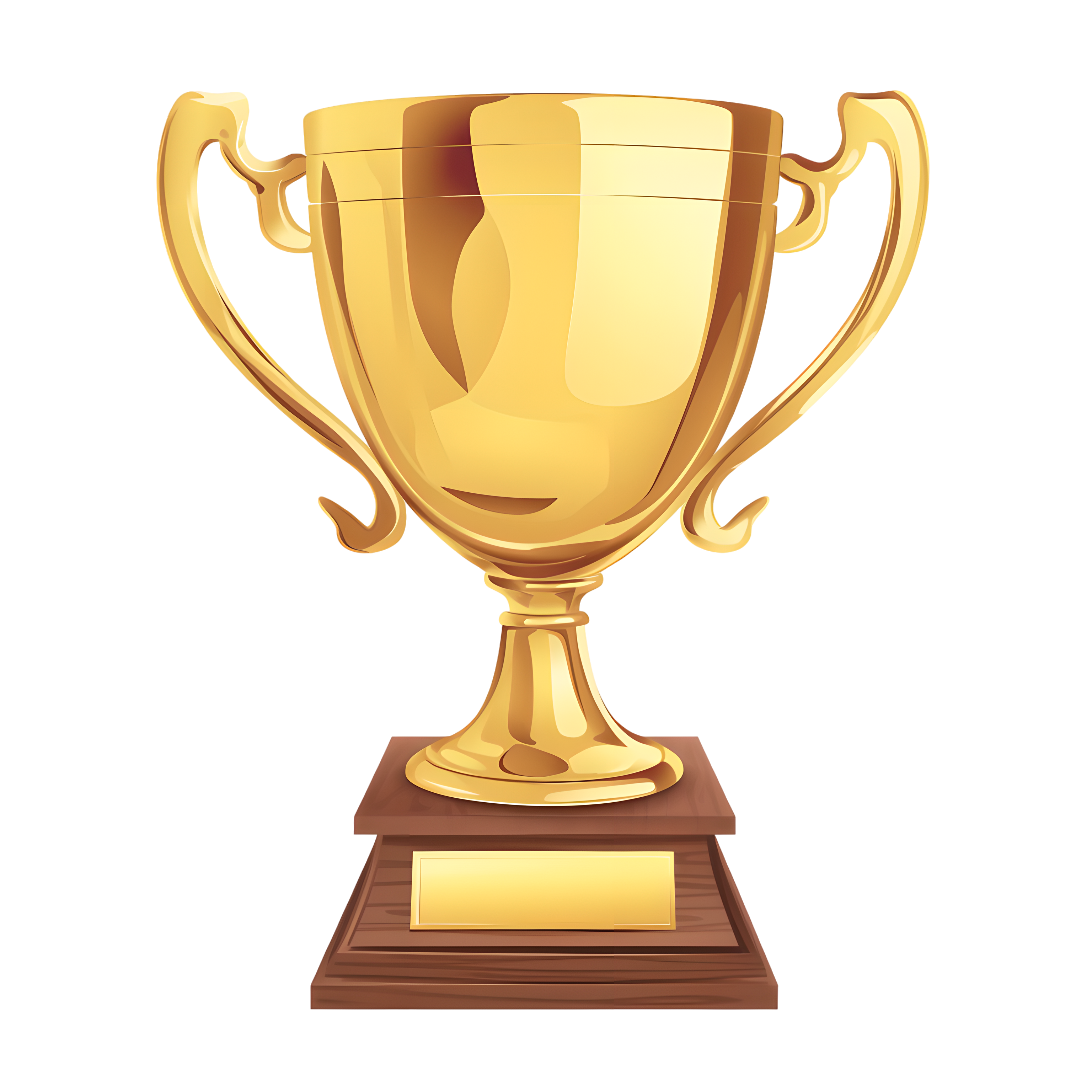 Award trophy illustration material