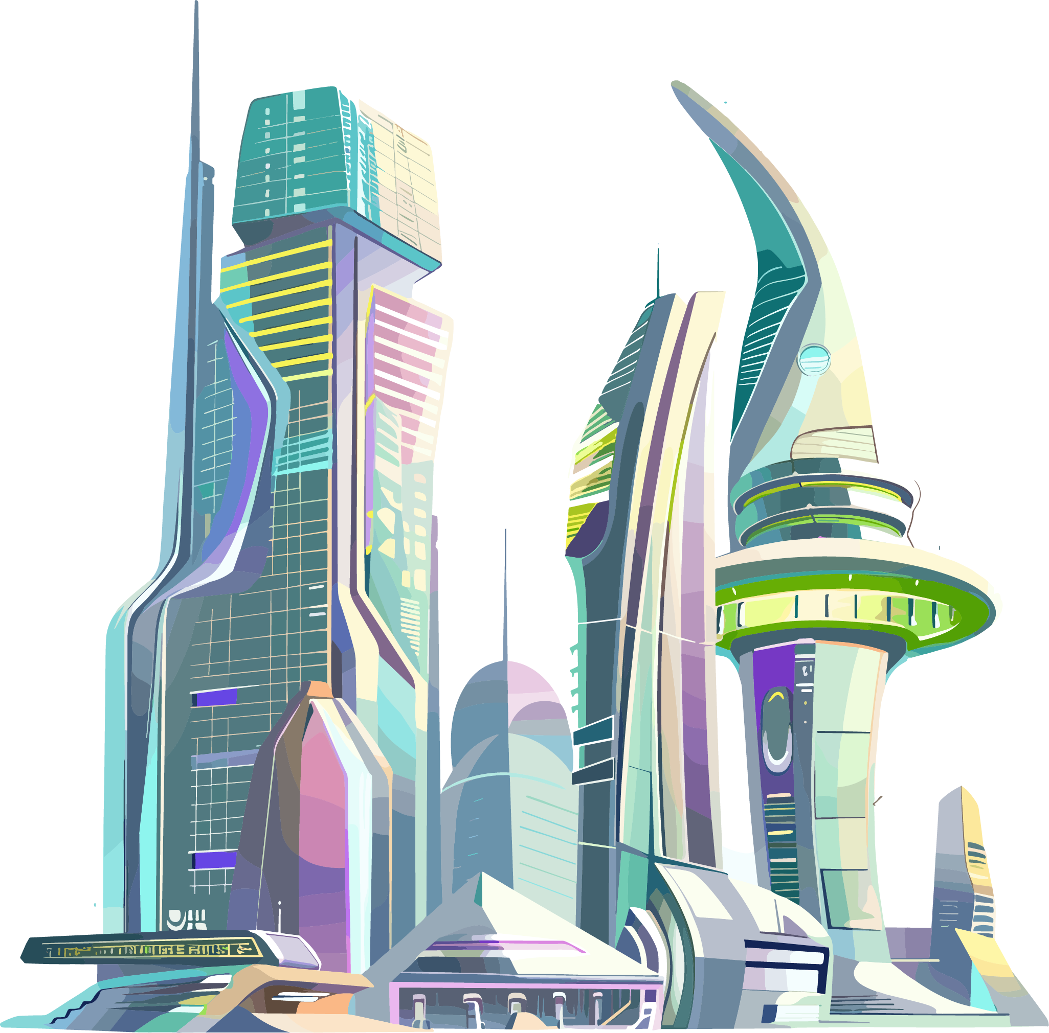 Future city commercial materials