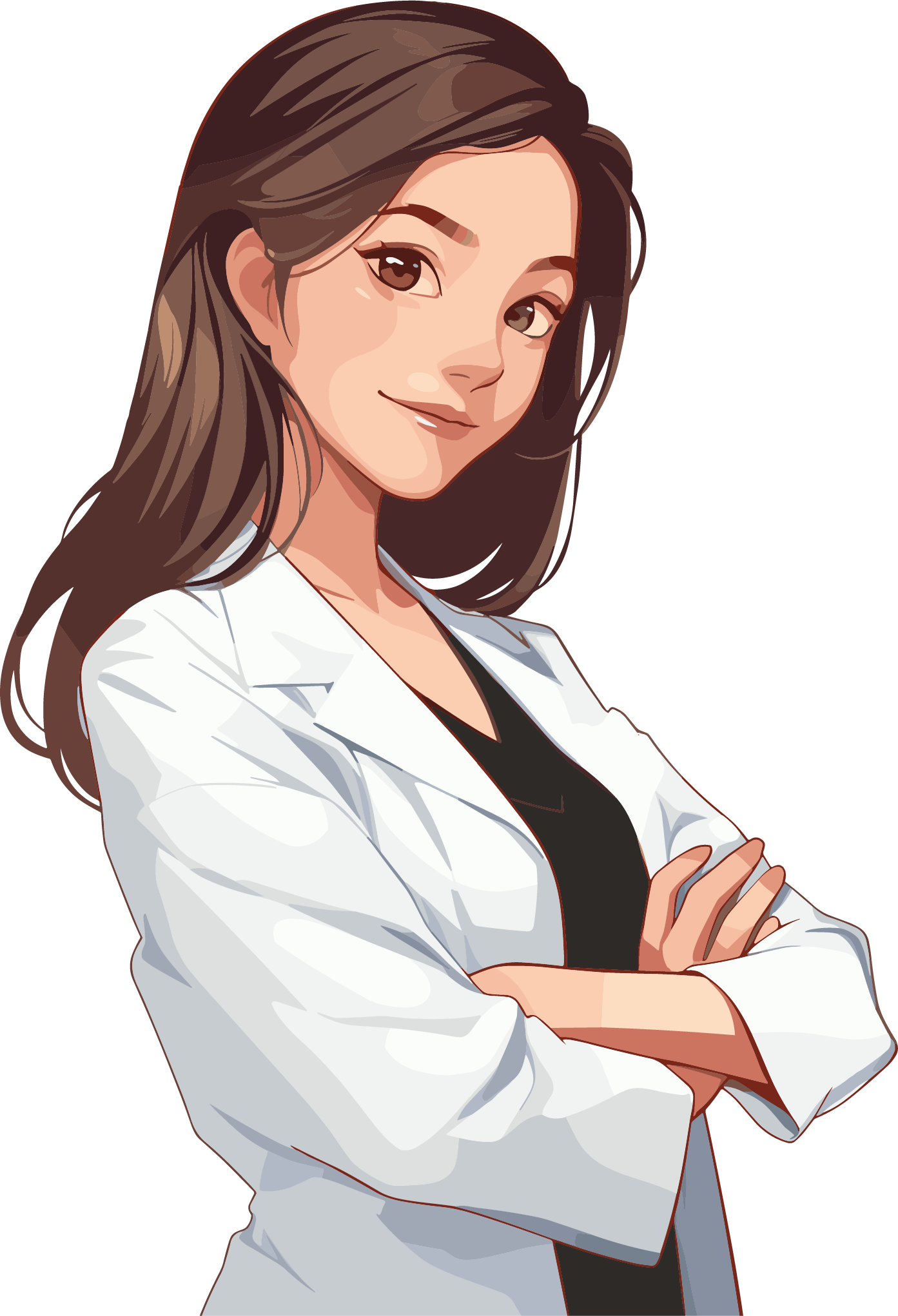 Medical expert high-definition illustration
