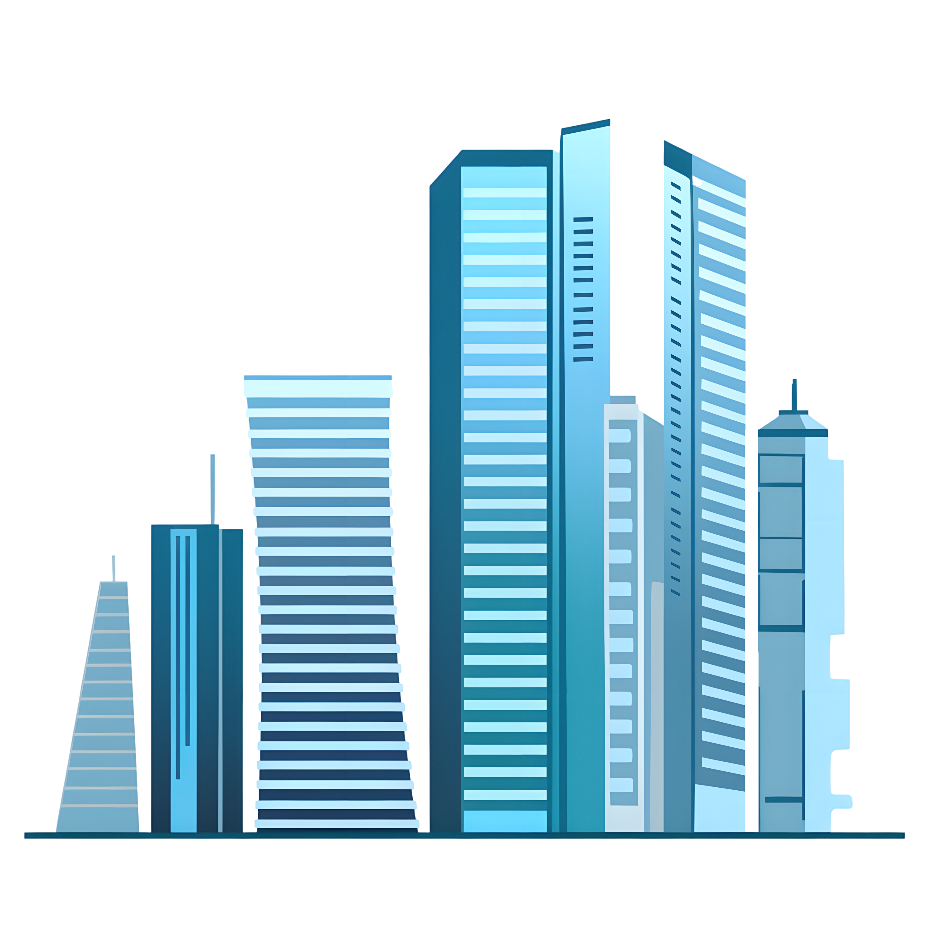 Modern Urban Commercial Illustration