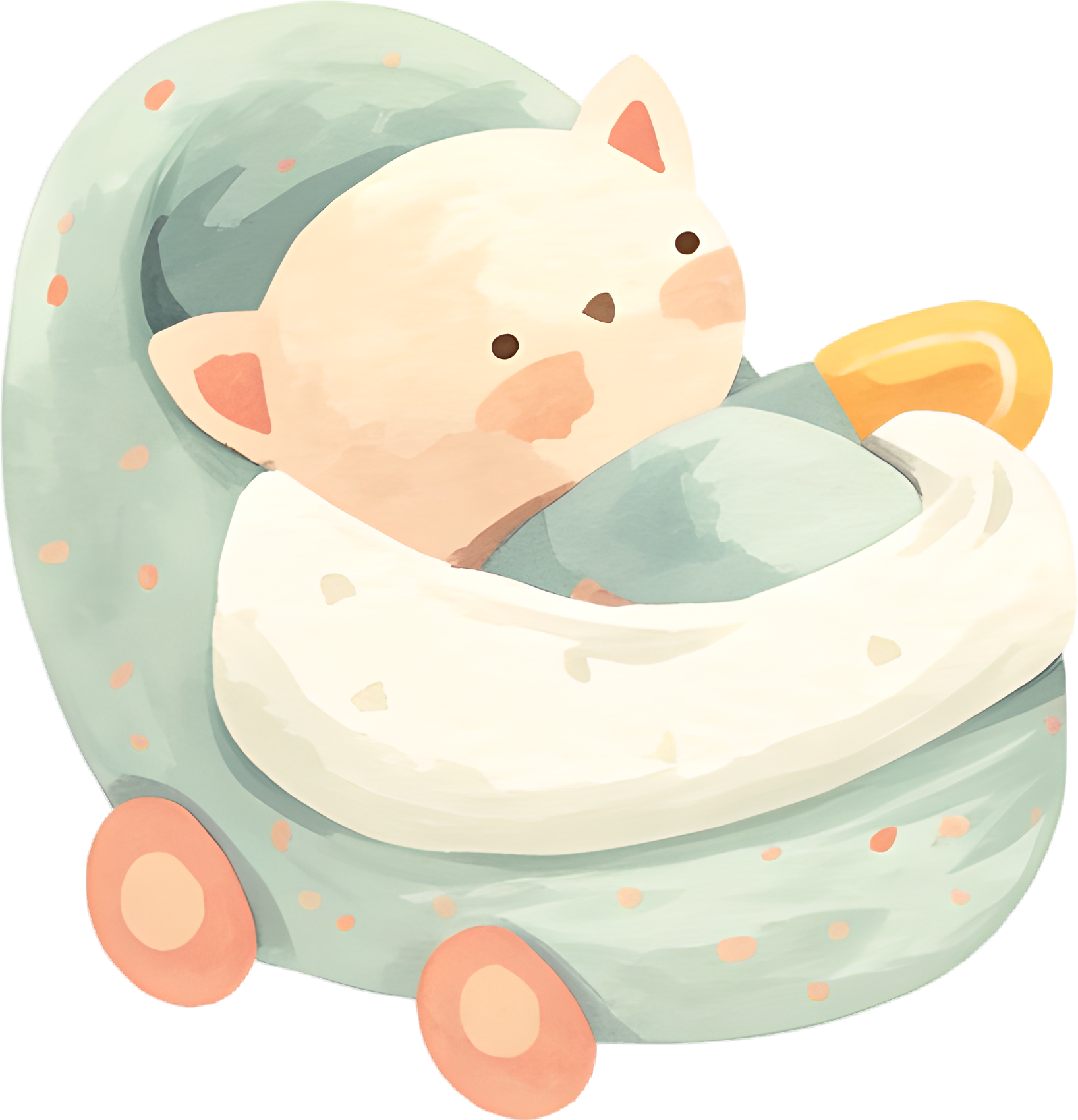 Baby toy illustration