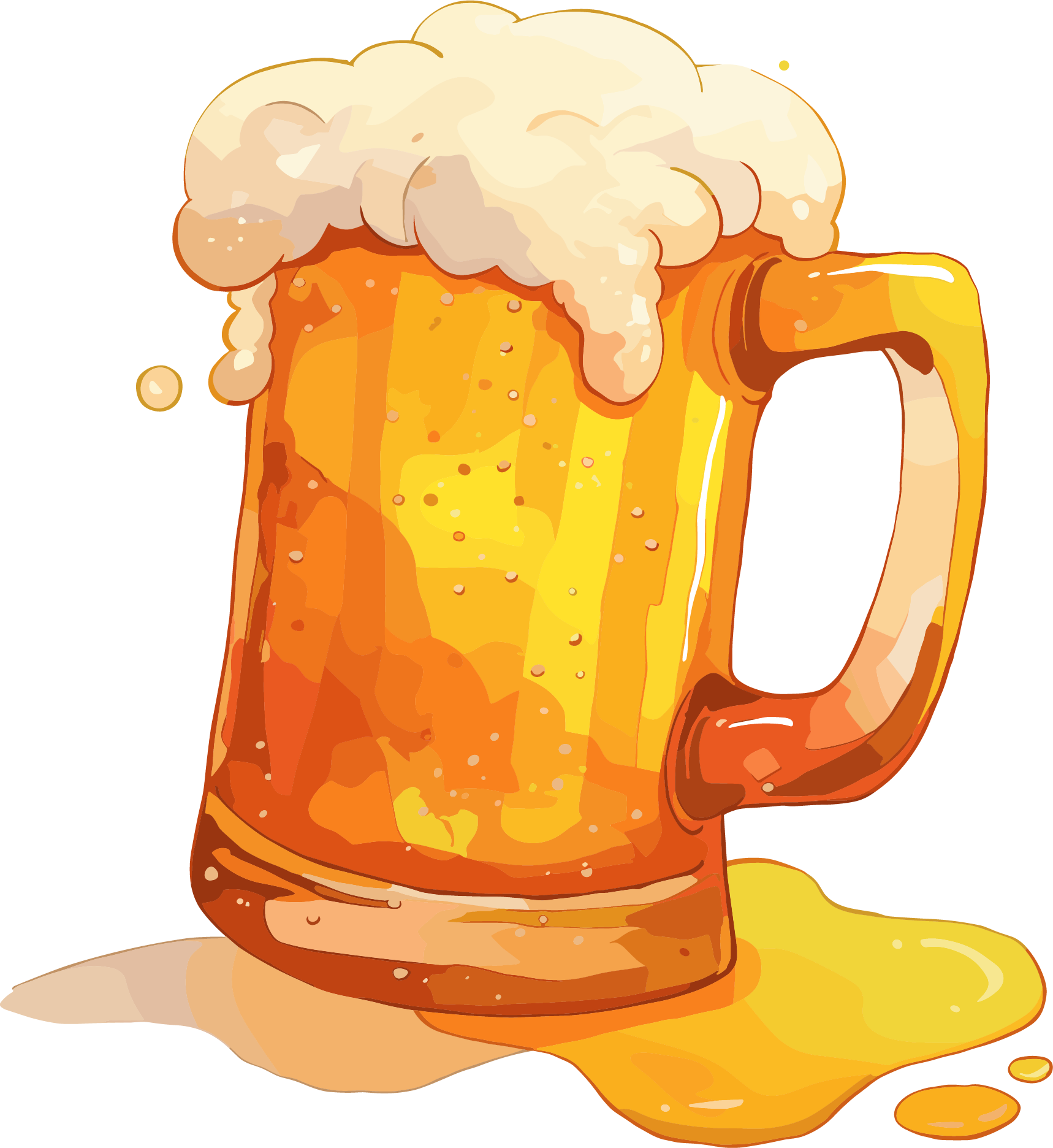 Draft beer commercial material