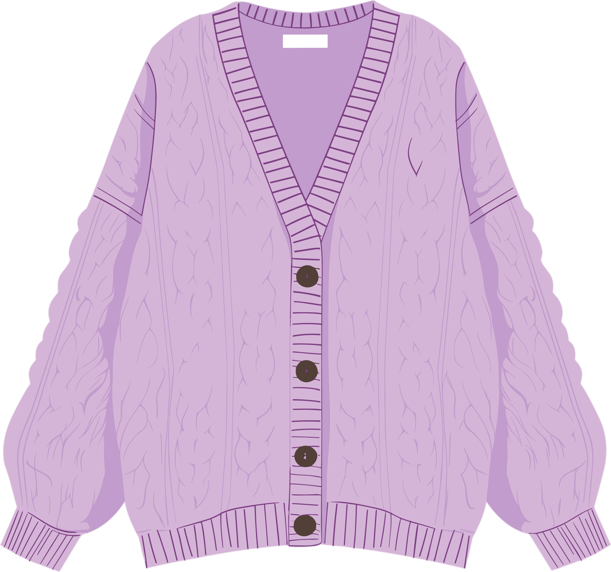 Cardigan fashion elements