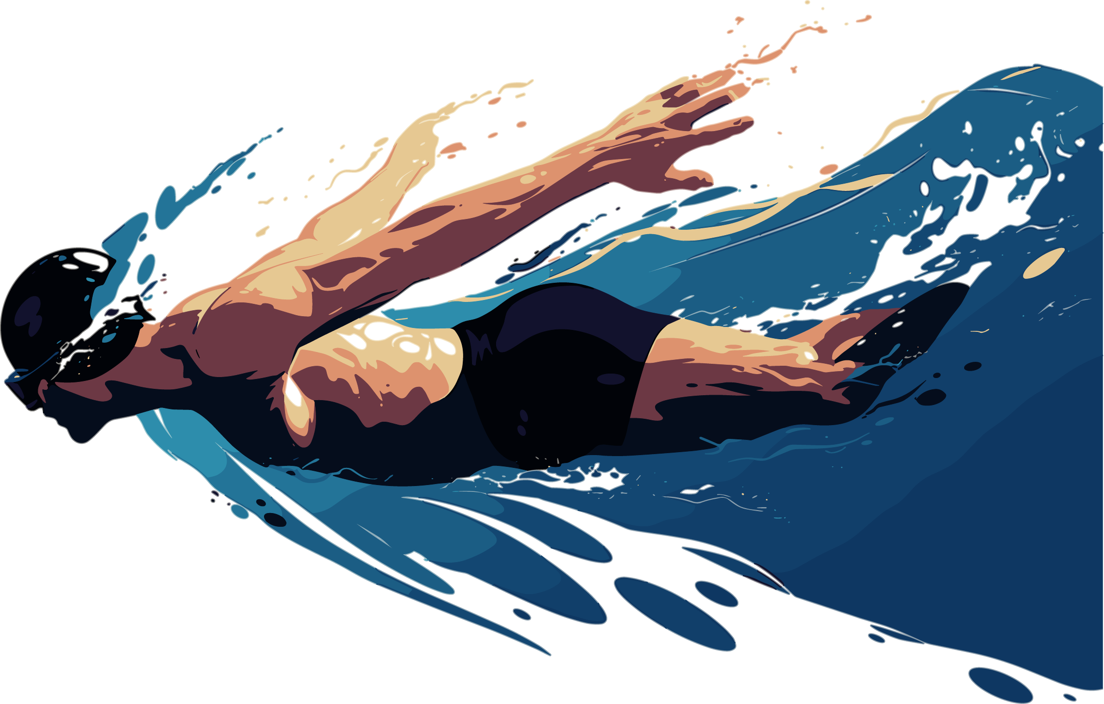 Swimming competition materials