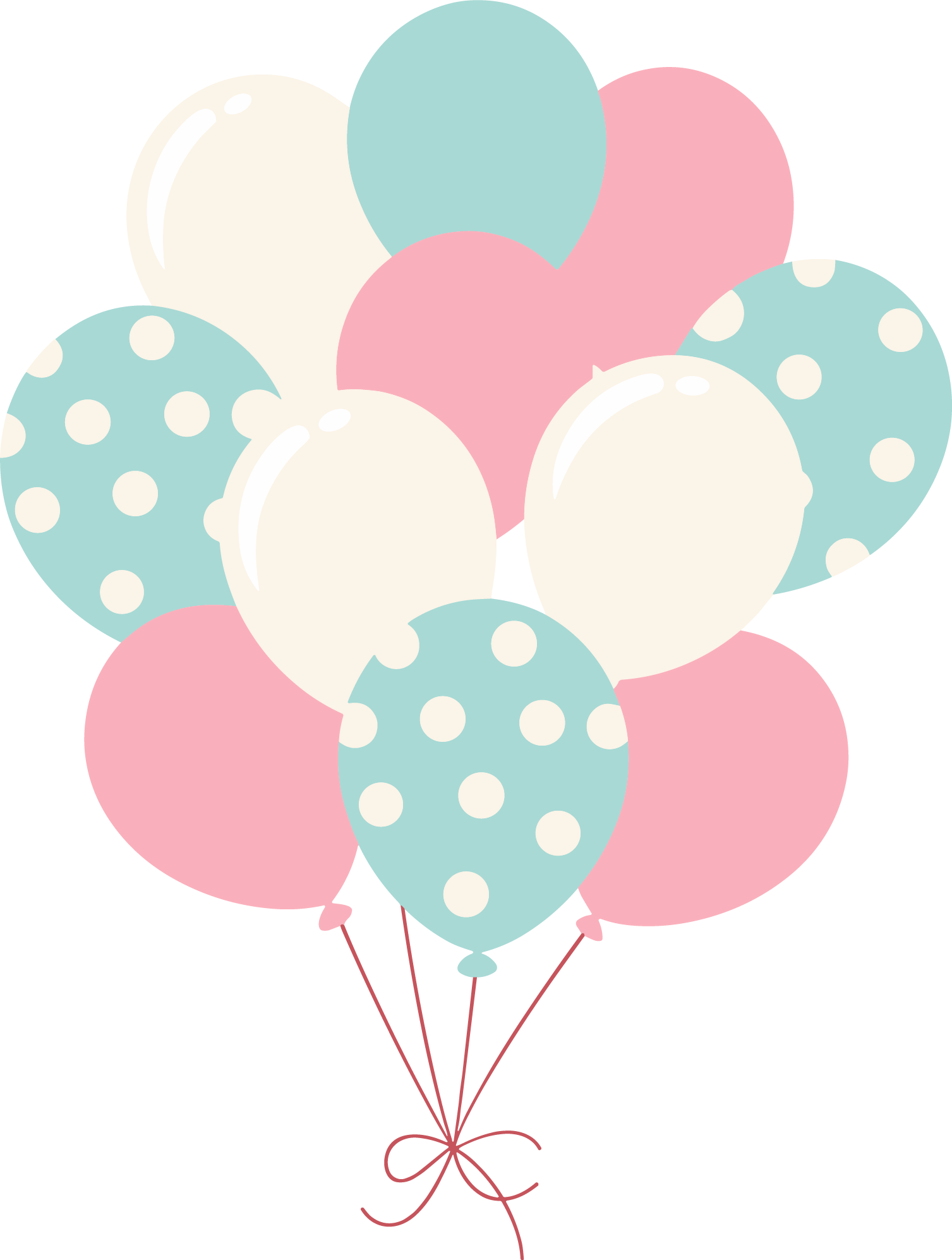Birthday party balloon materials