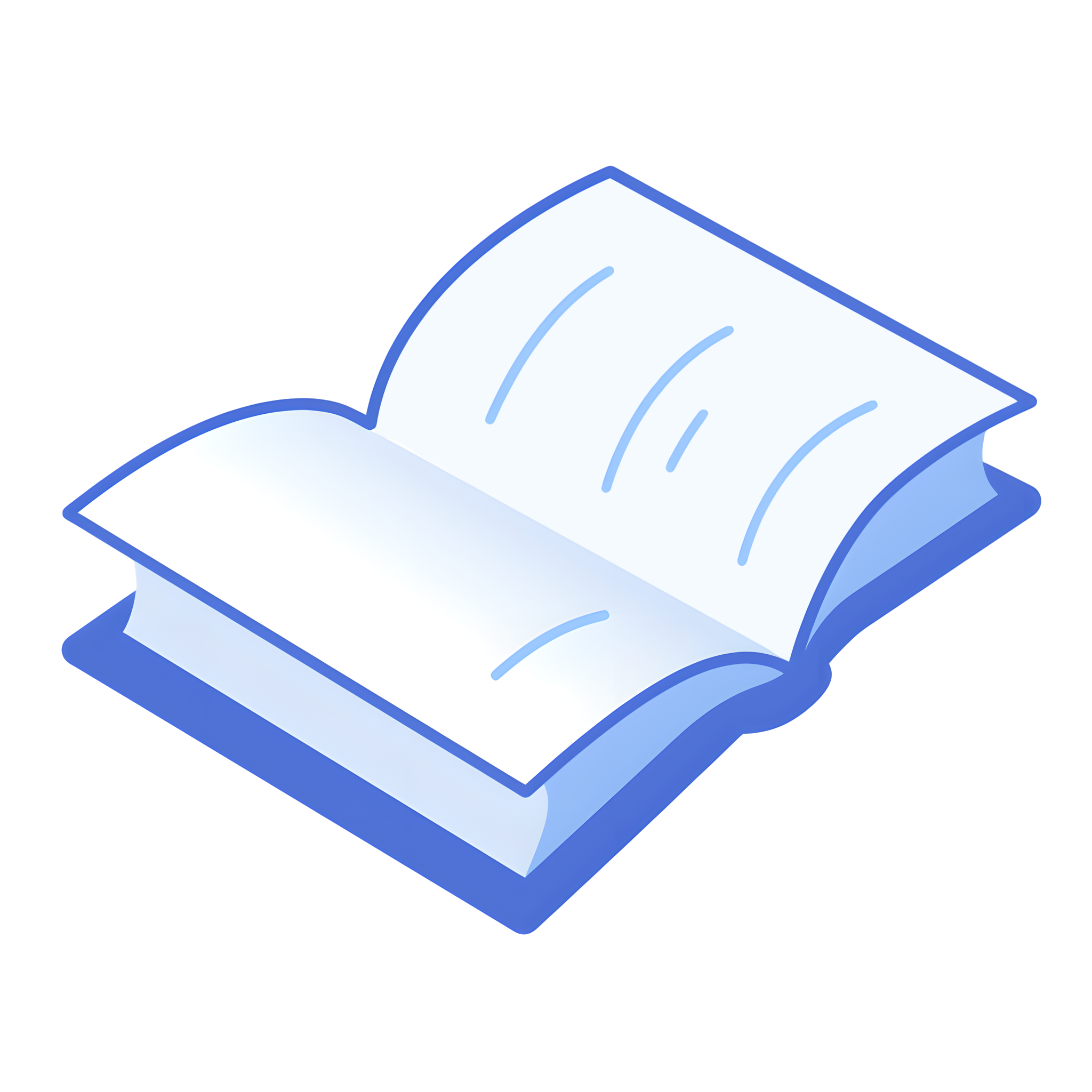 Blue book illustration