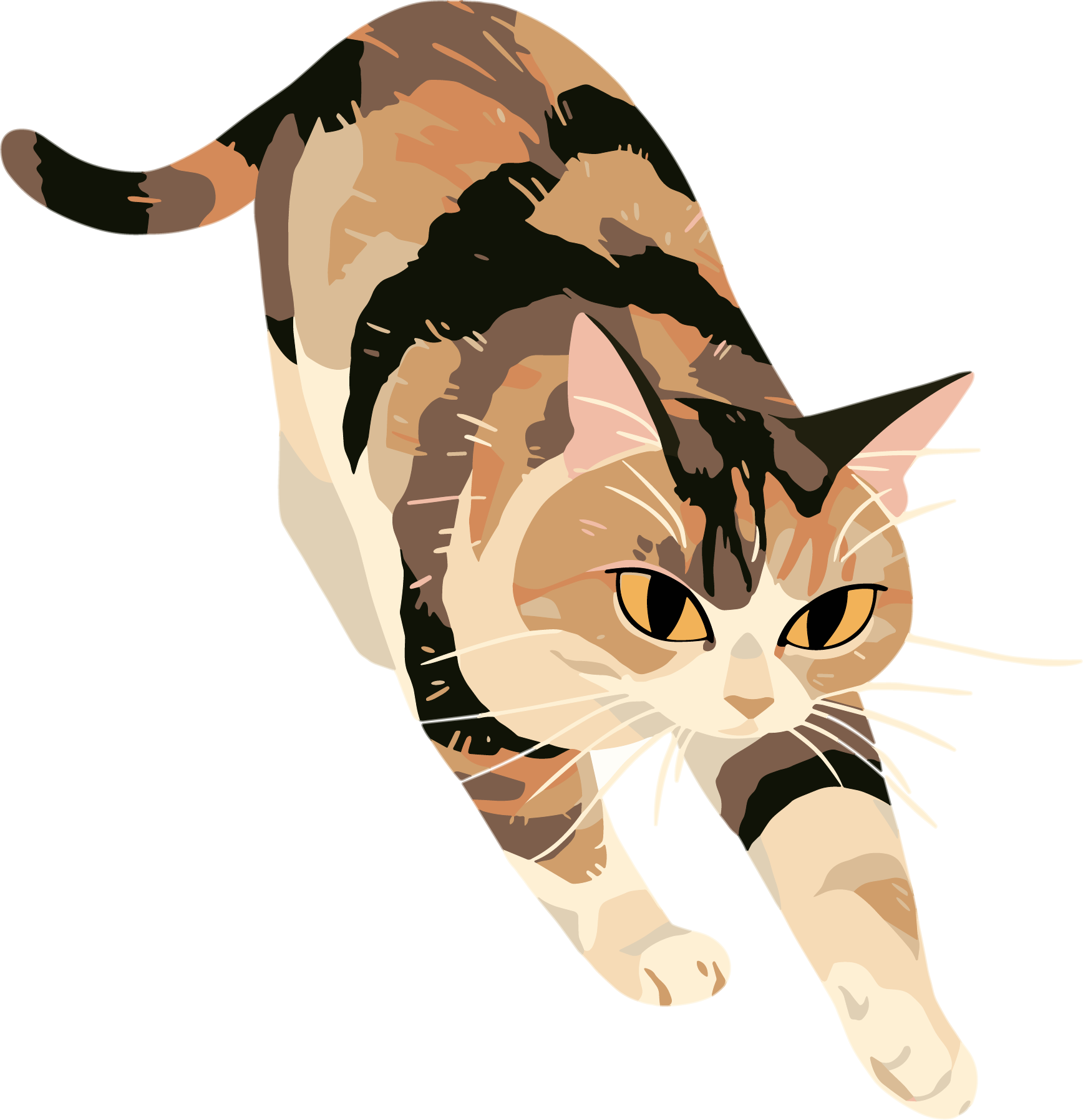 Japanese Cat PNG Material