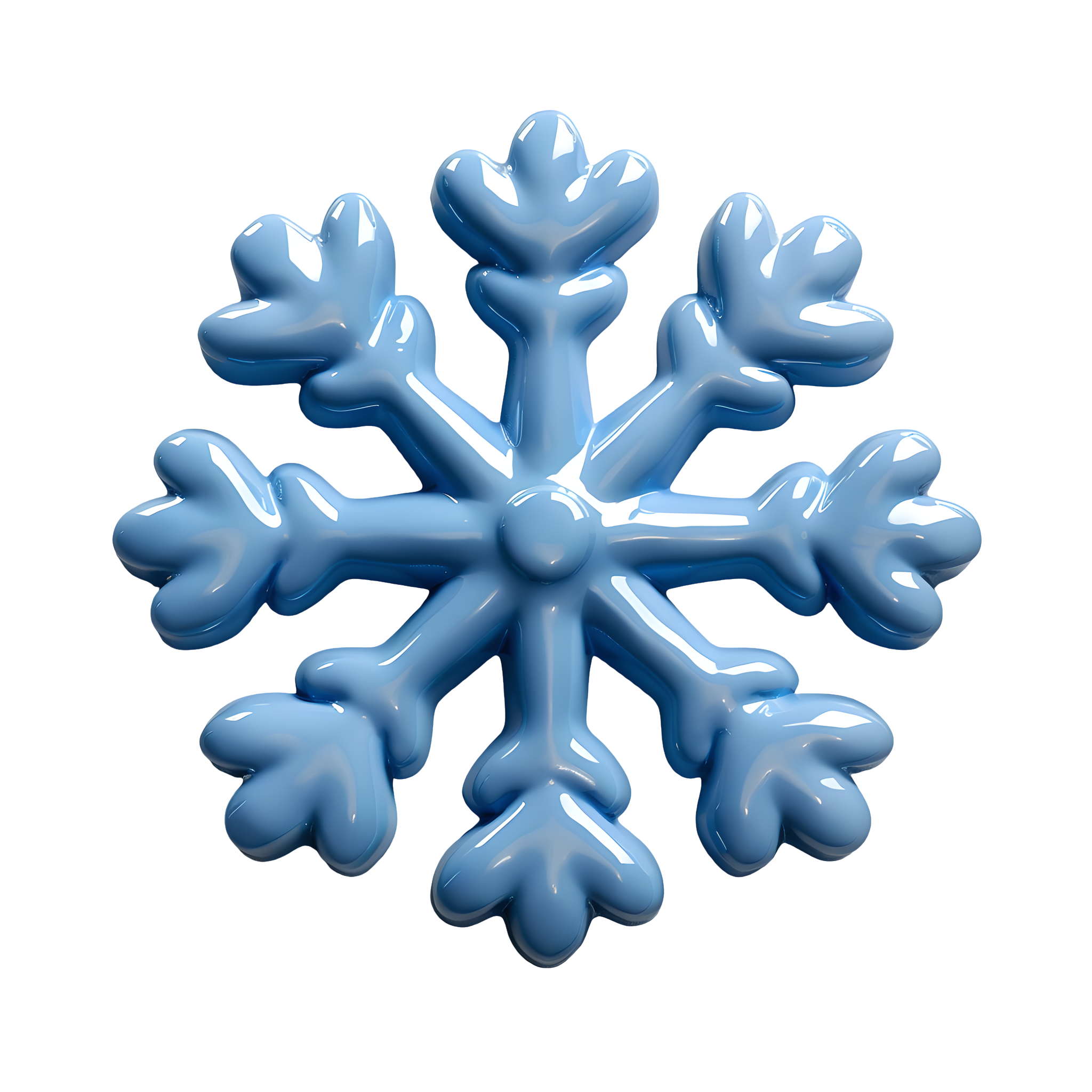 Snowflake illustration design material