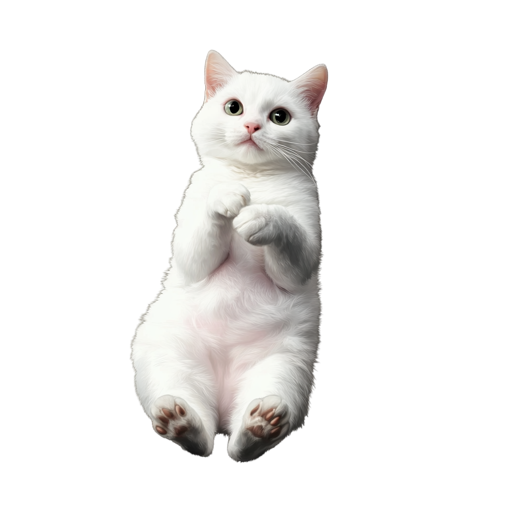 Cute pet cat graphic material