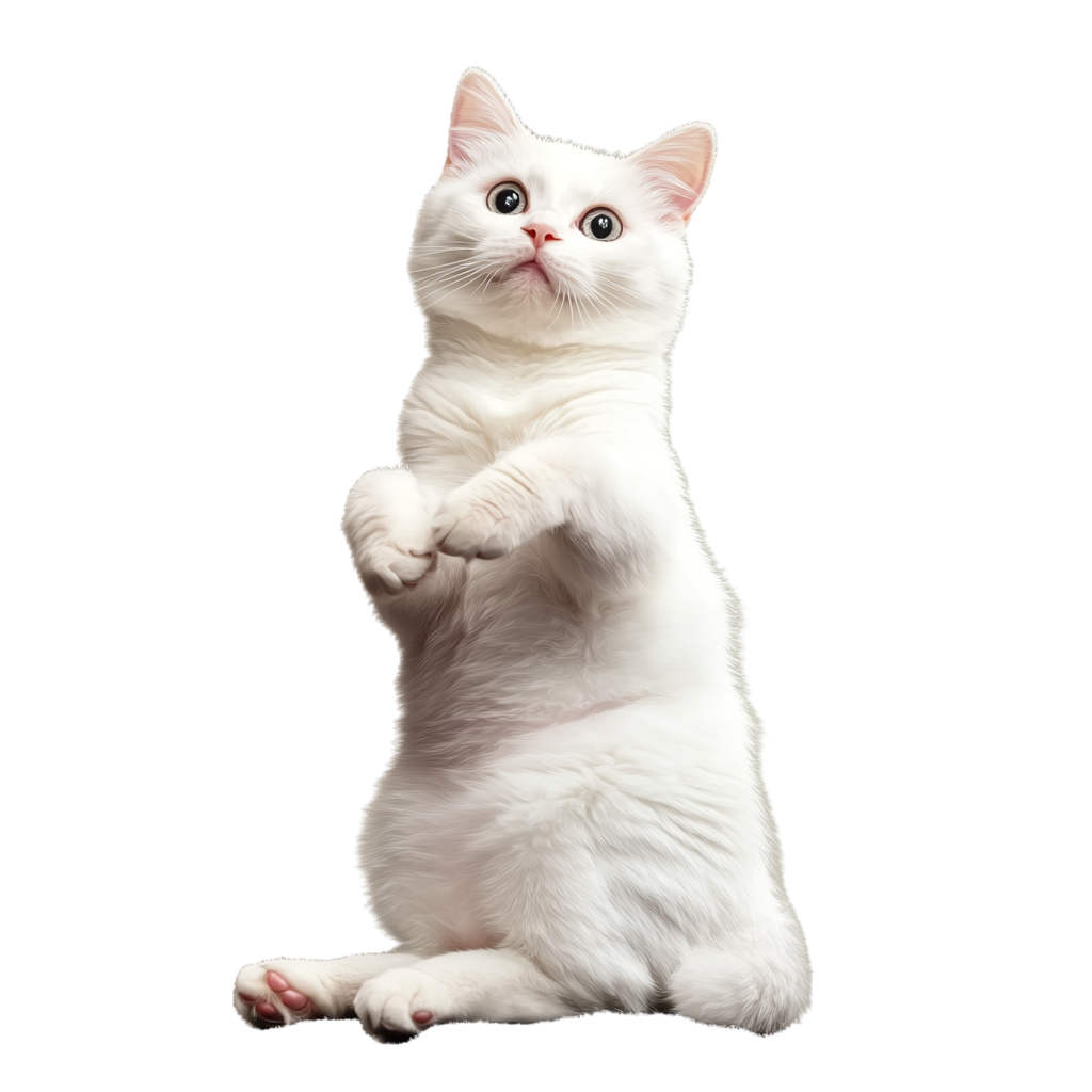 Cute pet cat illustration materials