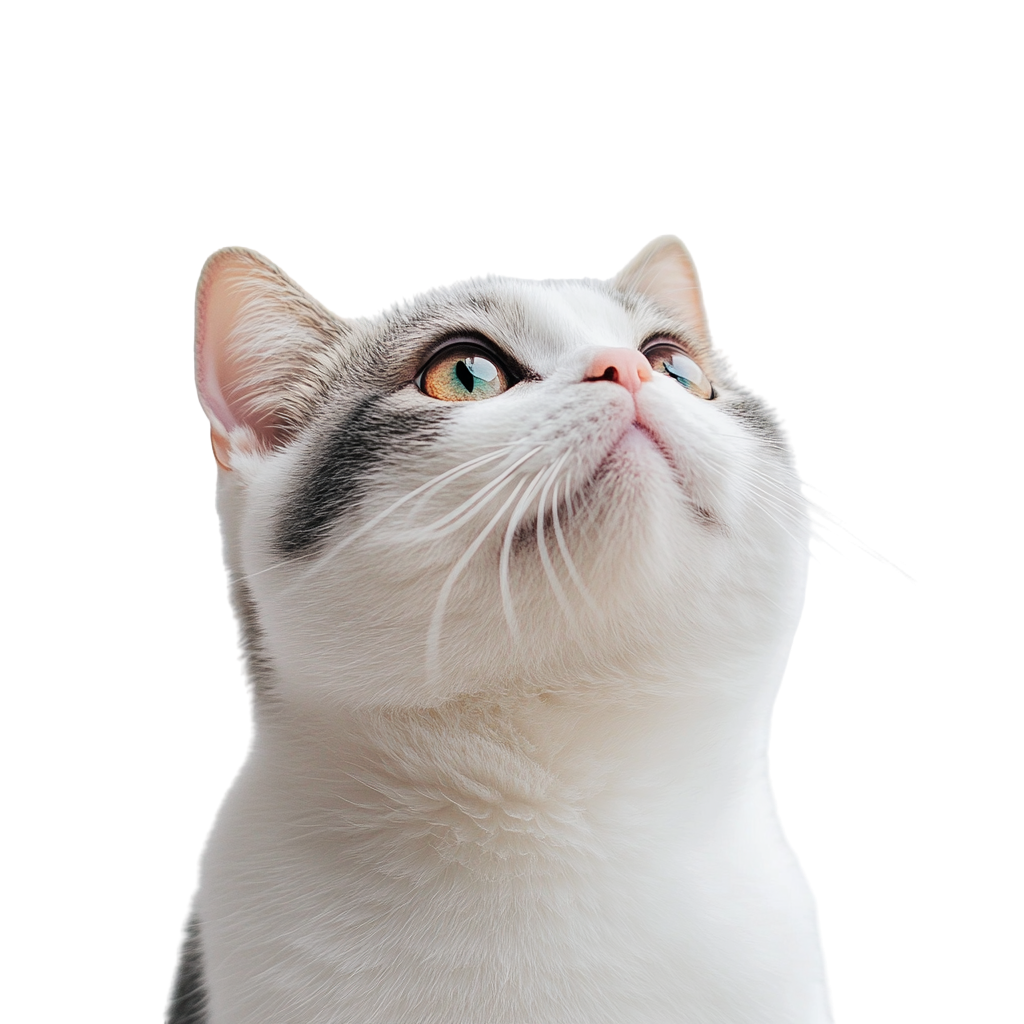 Cute cat high-definition PNG material