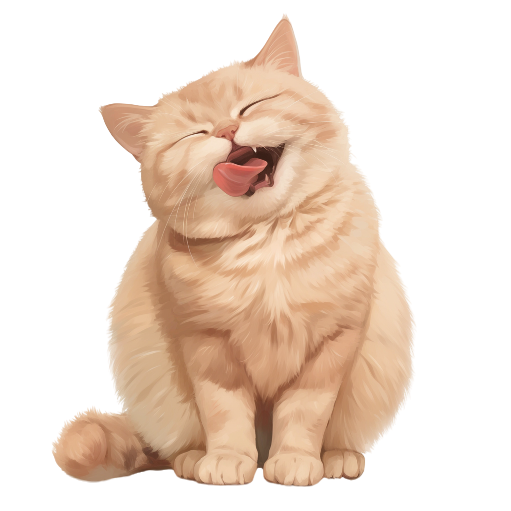 Cute cat illustration