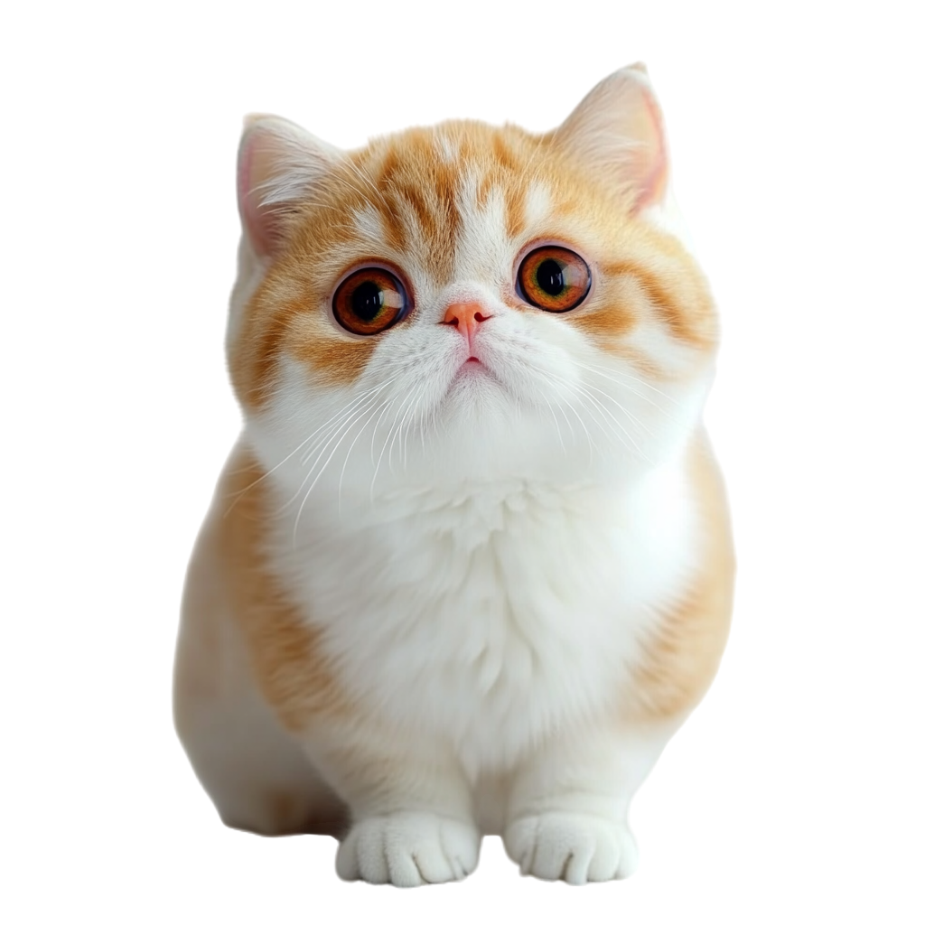 Cute cat creative design materials