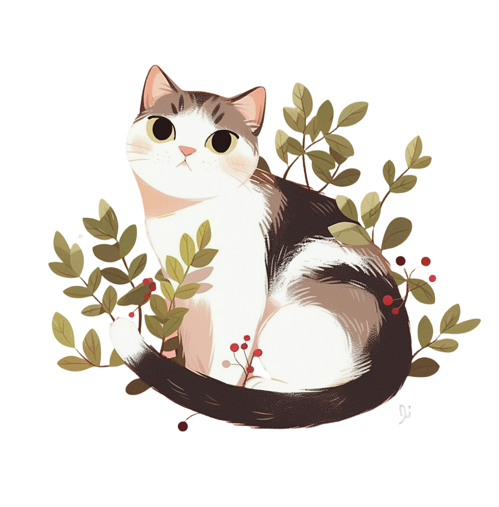 Cute pet cat materials