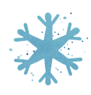 Snowflake cartoon illustration