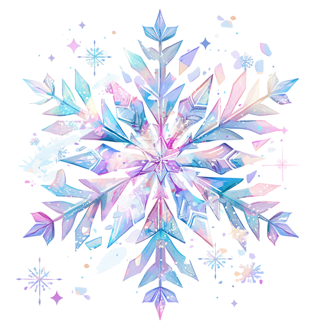 Snowflake Minimalist Illustration