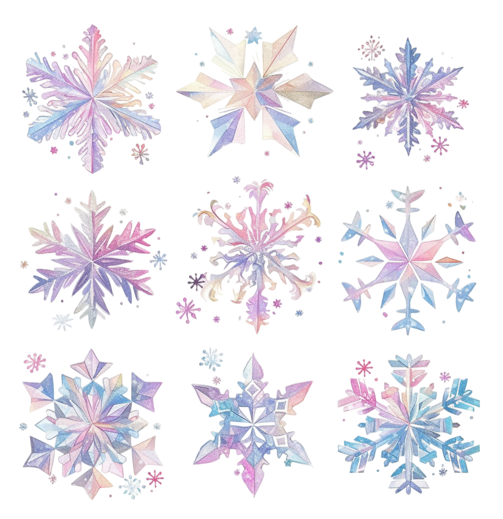 Snowflake Minimalist Illustration