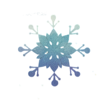 Snowflake cartoon material