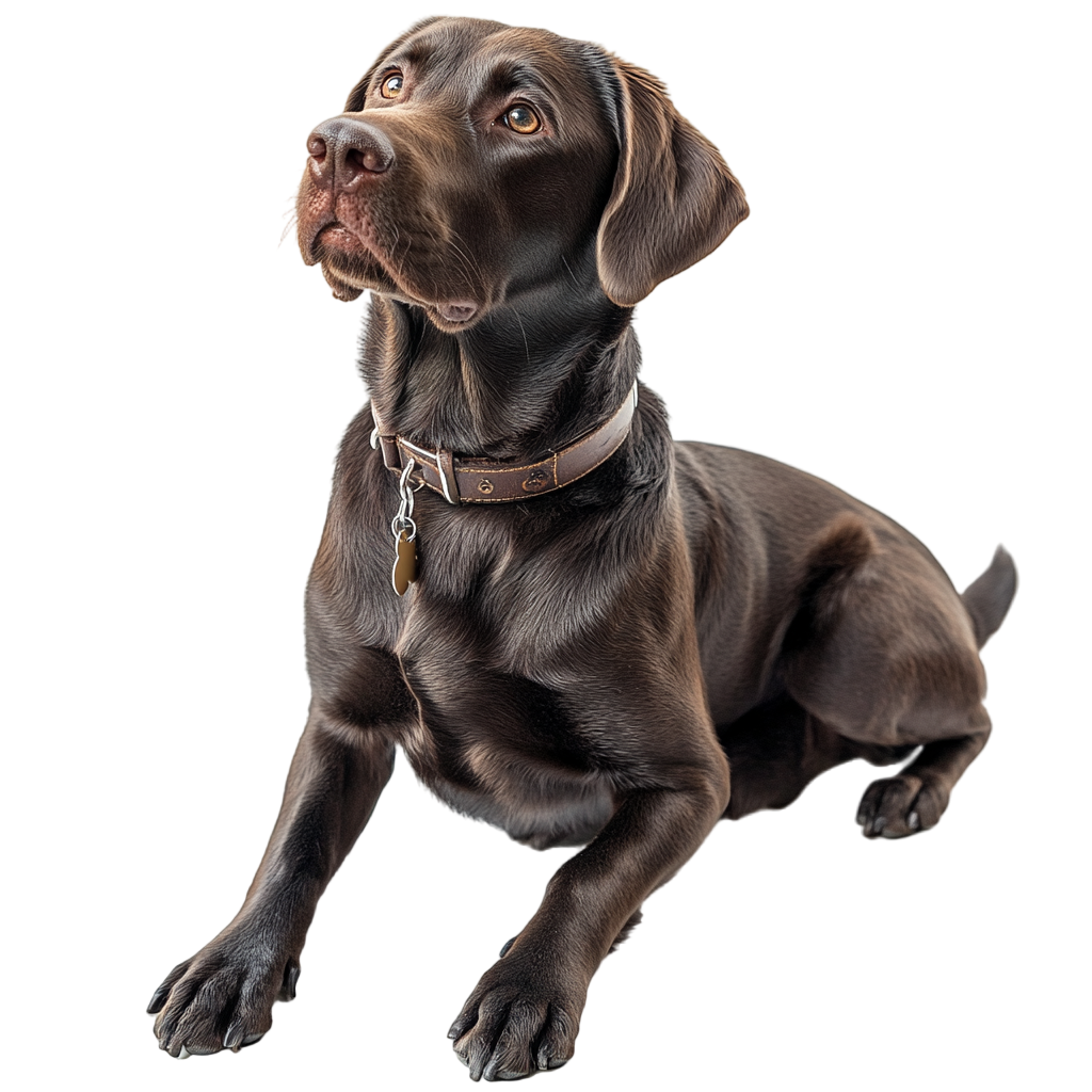 Black Labrador illustration