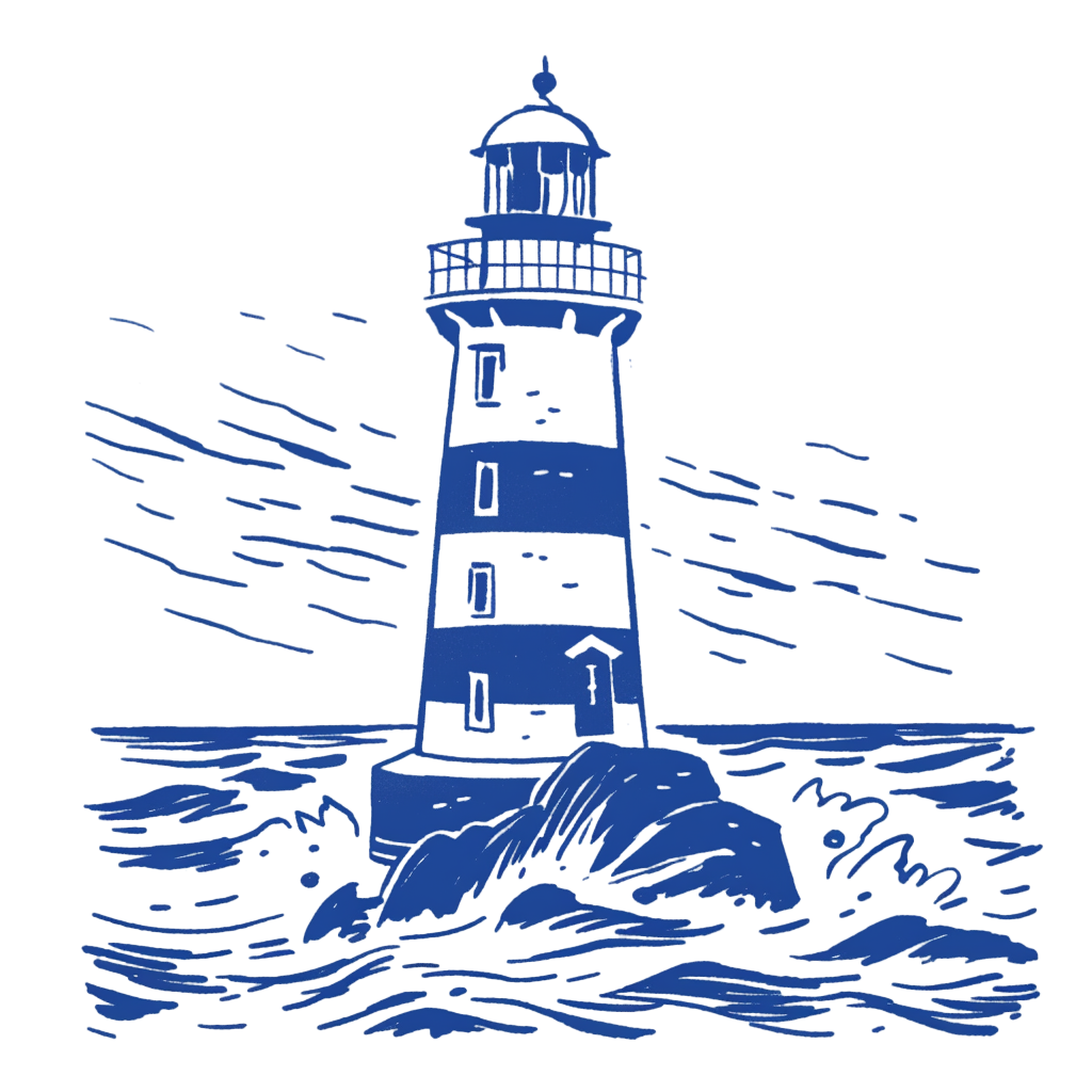 Sketch Lighthouse PNG Illustration