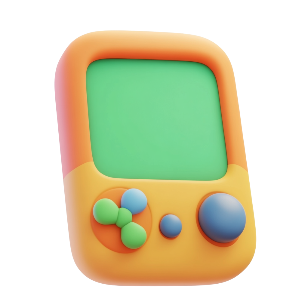 3D Game Console Commercial Illustration