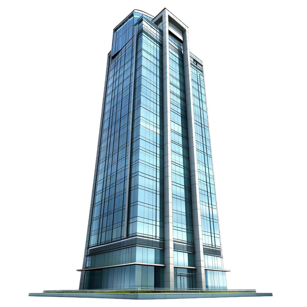 Skyscraper architectural illustration