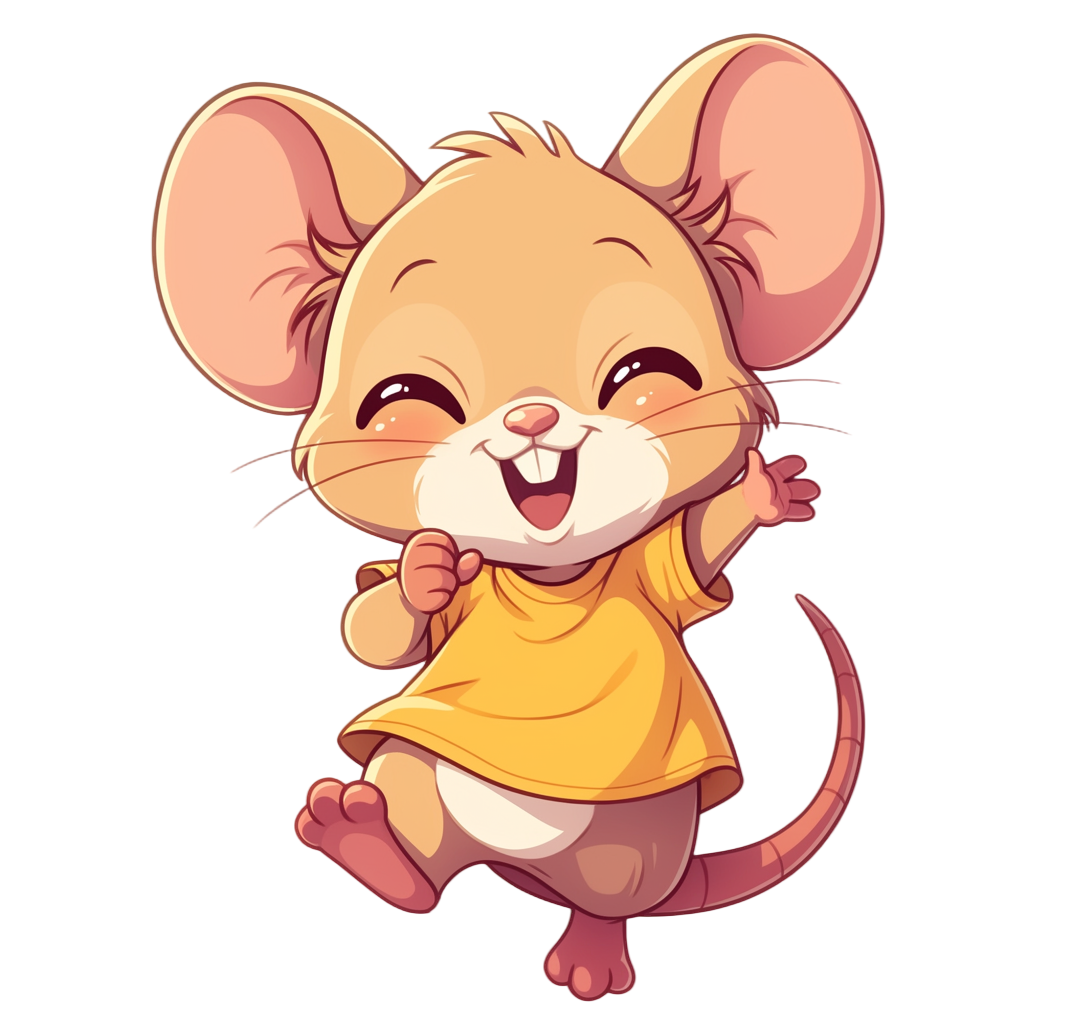 Mouse doodle illustration