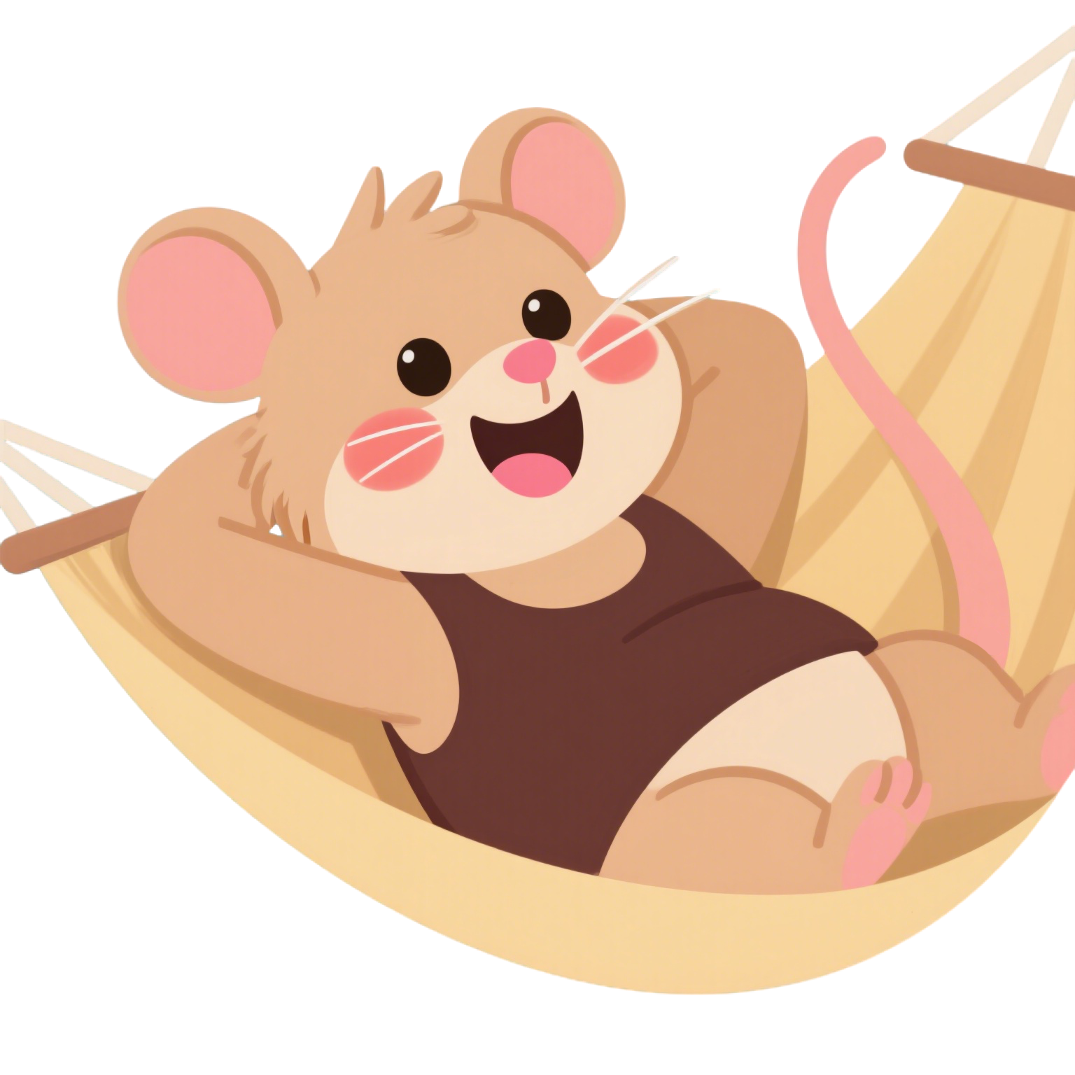 Cute mouse doodle elements