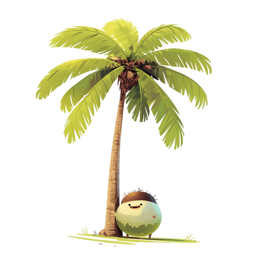 Palm tree commercial material