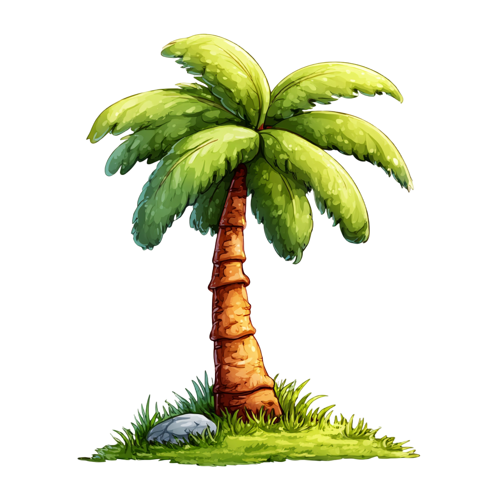 Palm Tree Creative Material