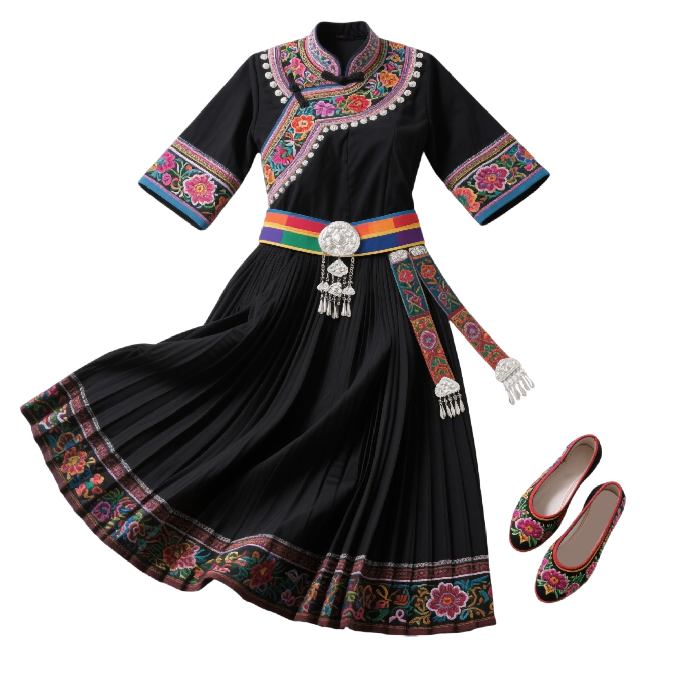 Creative elements of Zhuang ethnic clothing